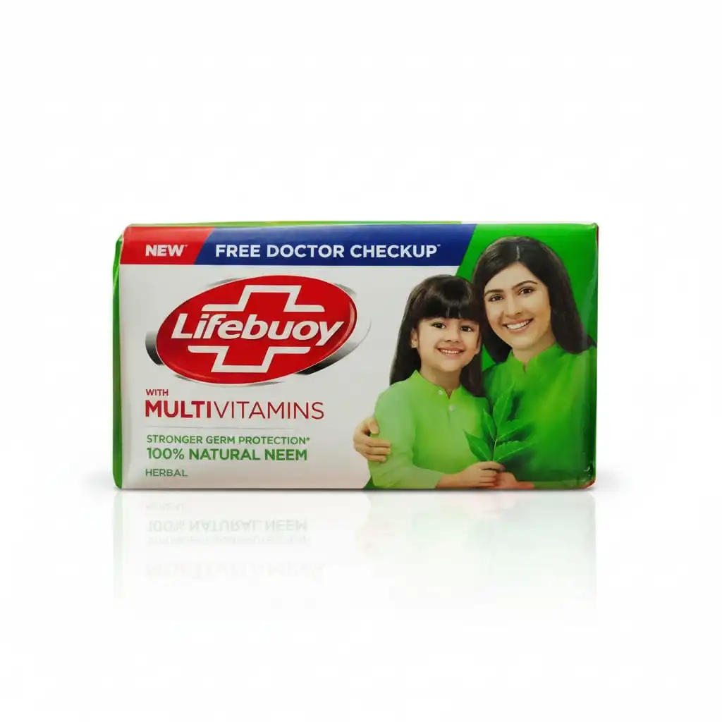 LIFEBUOY SOAP HERBAL GREEN MEDIUM 98GM -   (Retail - Rs.99)
